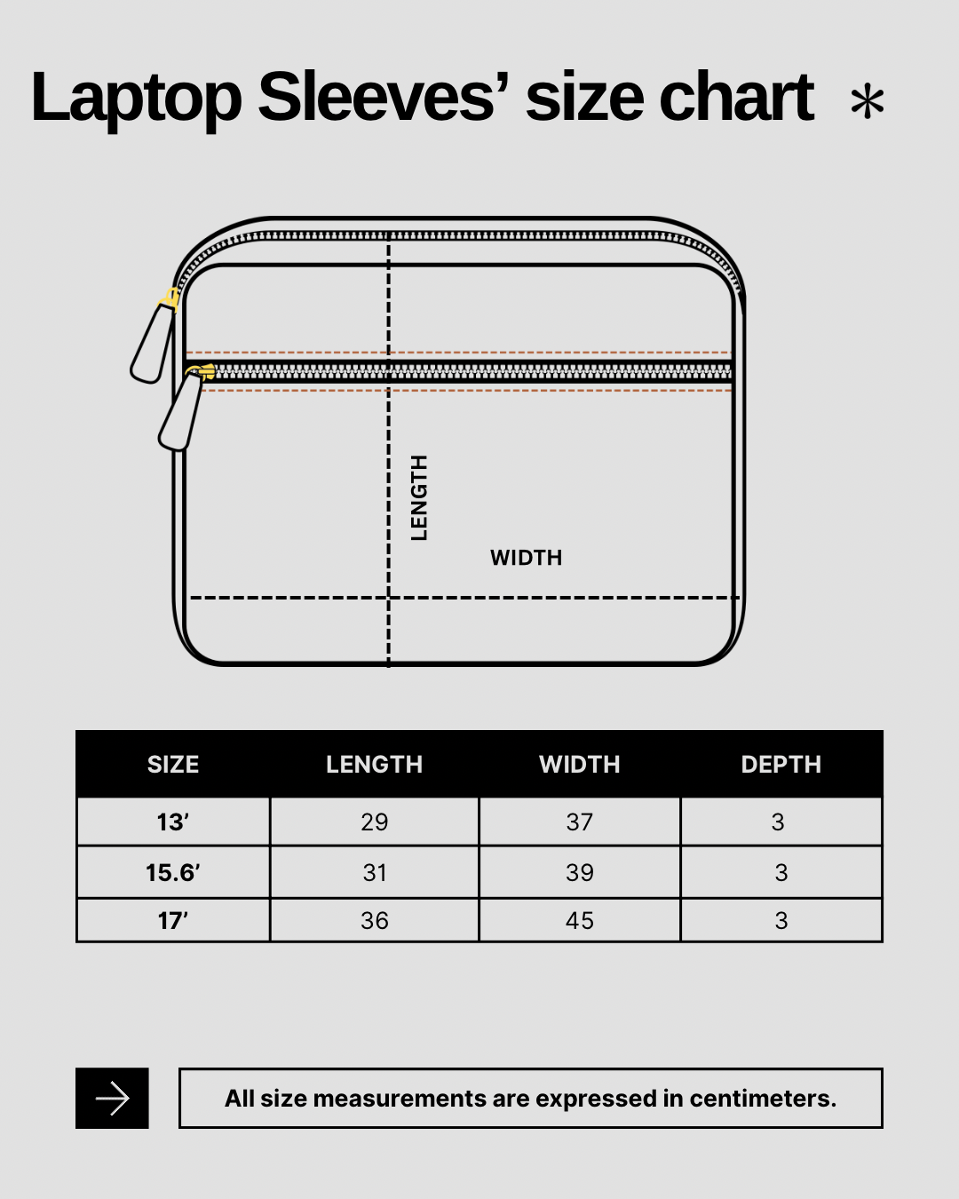 Ink & Ivory Laptop Sleeve