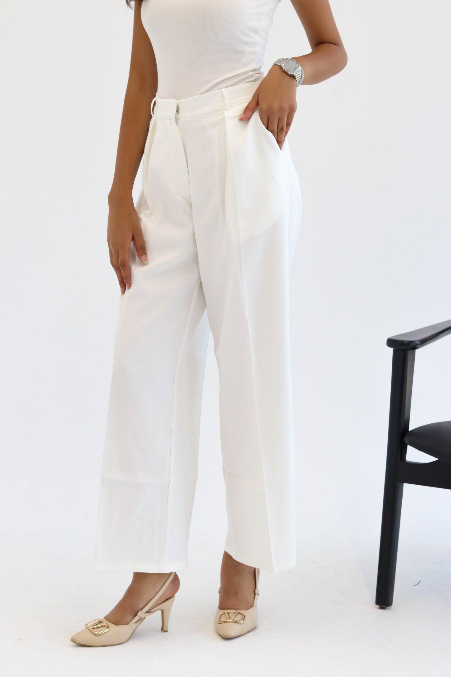 Formal Pants- Off white