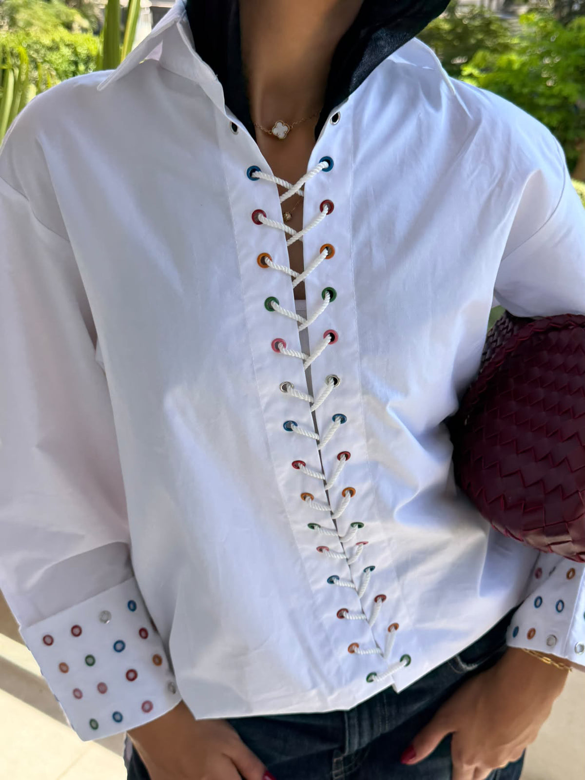 The Eyelet Shirt — Full Sun
