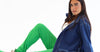 Green Flared Pants