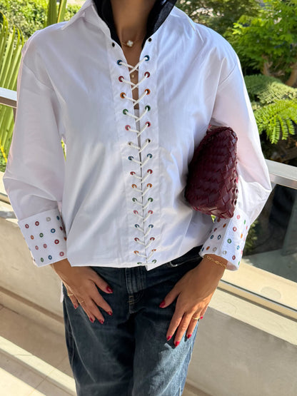 The Eyelet Shirt — Full Sun