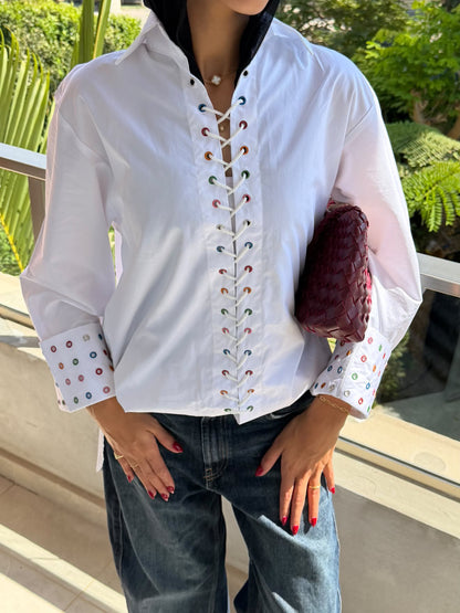 The Eyelet Shirt — Full Sun