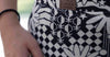 Floral Chess Flared Pants
