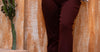Chocolate brown flared pants
