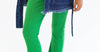 Green Flared Pants
