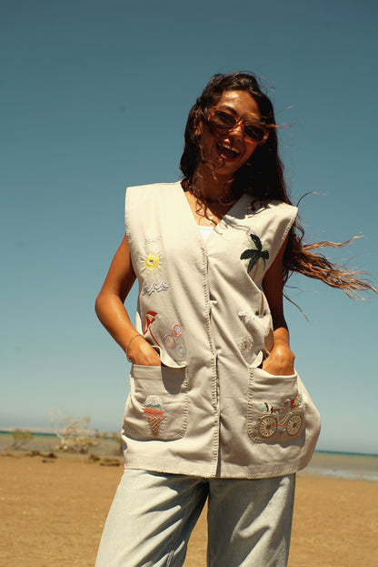 The Embroidered Vest — A Summer I Remember