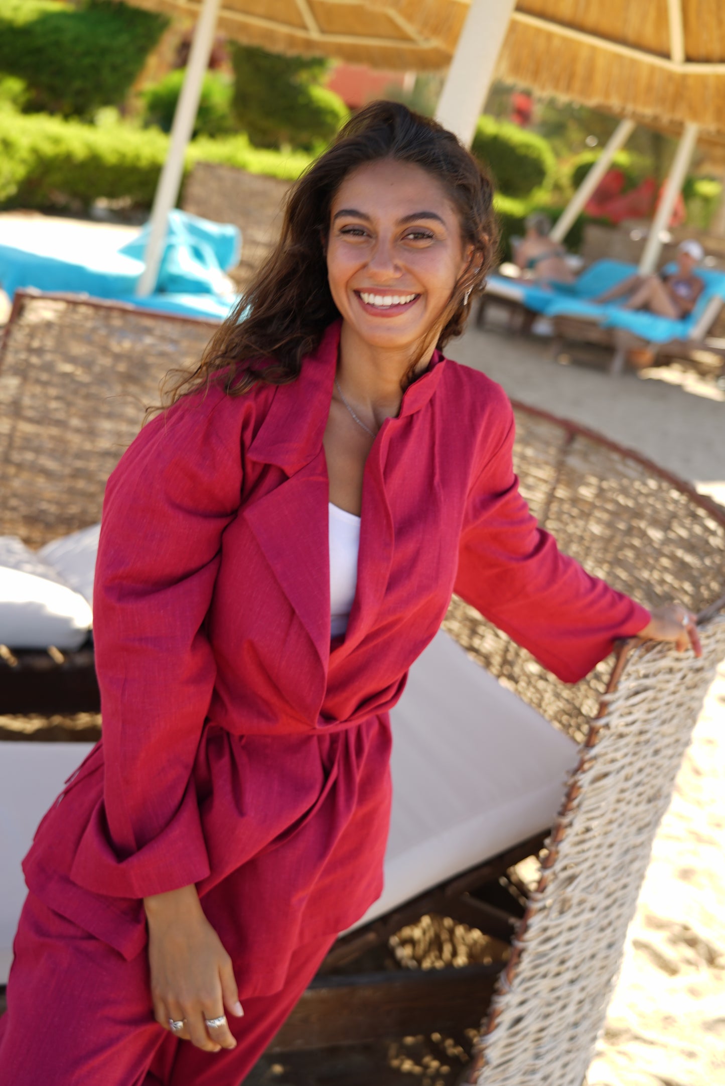 The Linen Set — Bougainvillea