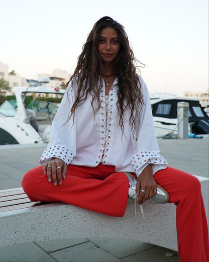 The Eyelet Shirt — Full Sun