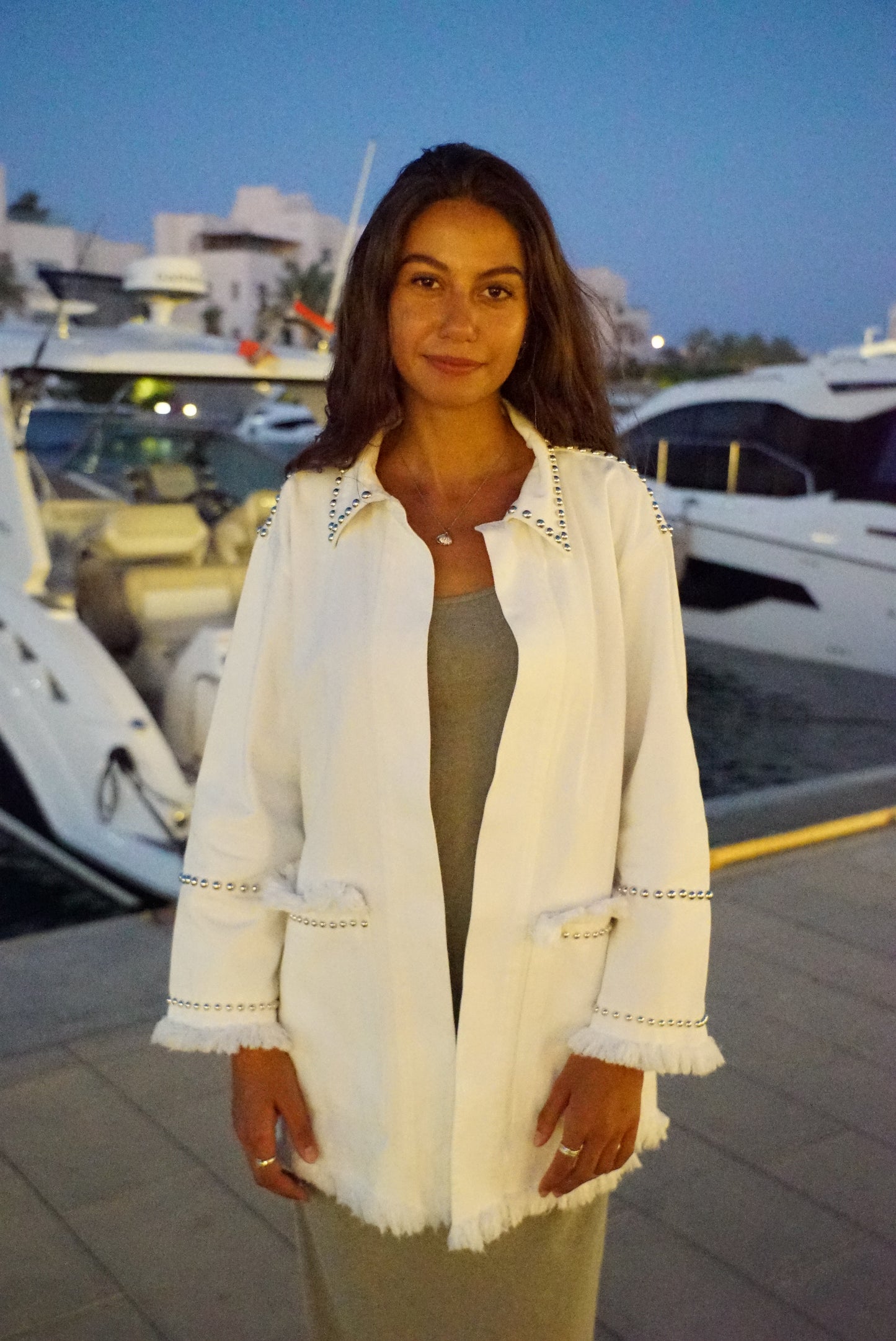 The Studded Denim Jacket — Last Light