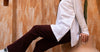 Chocolate brown flared pants