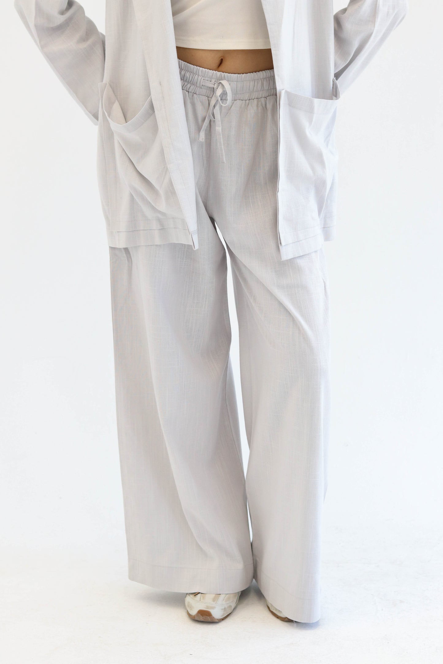 Grey Earthy Linen Set