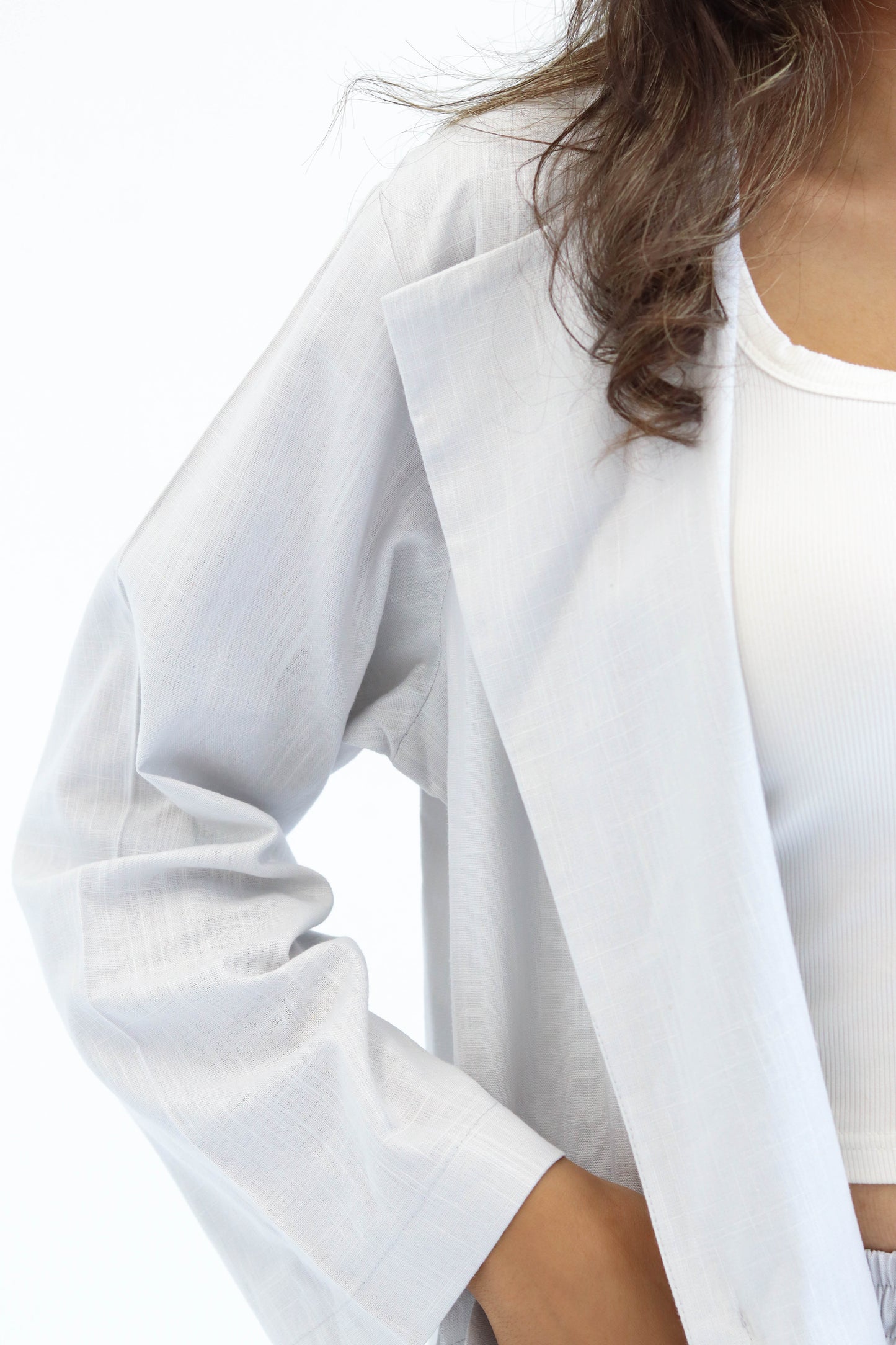 Grey Earthy Linen Set