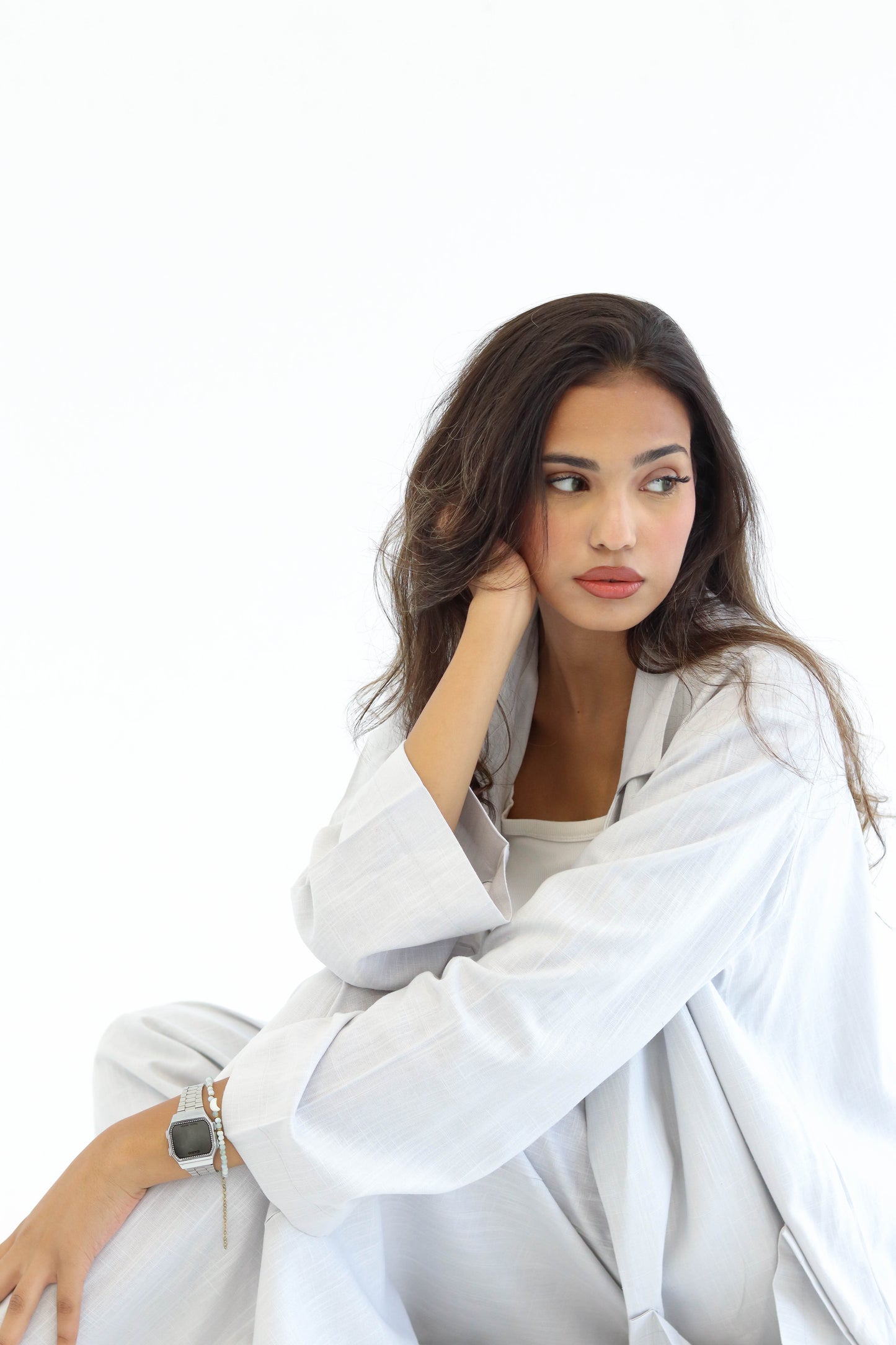 Grey Earthy Linen Set