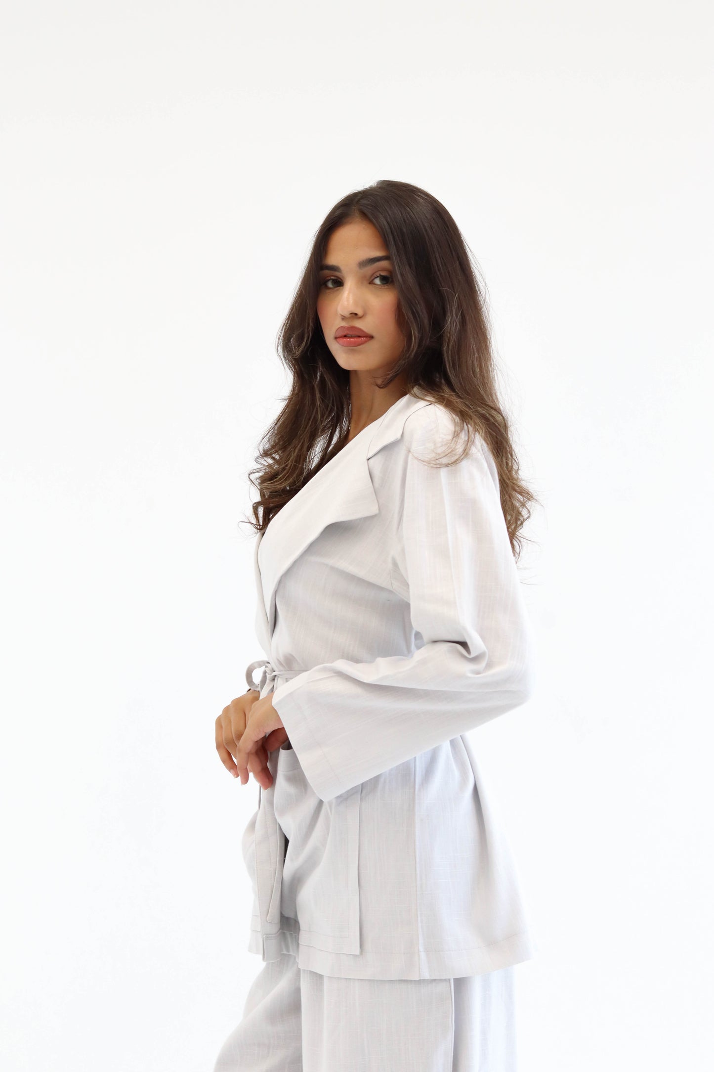 Grey Earthy Linen Set