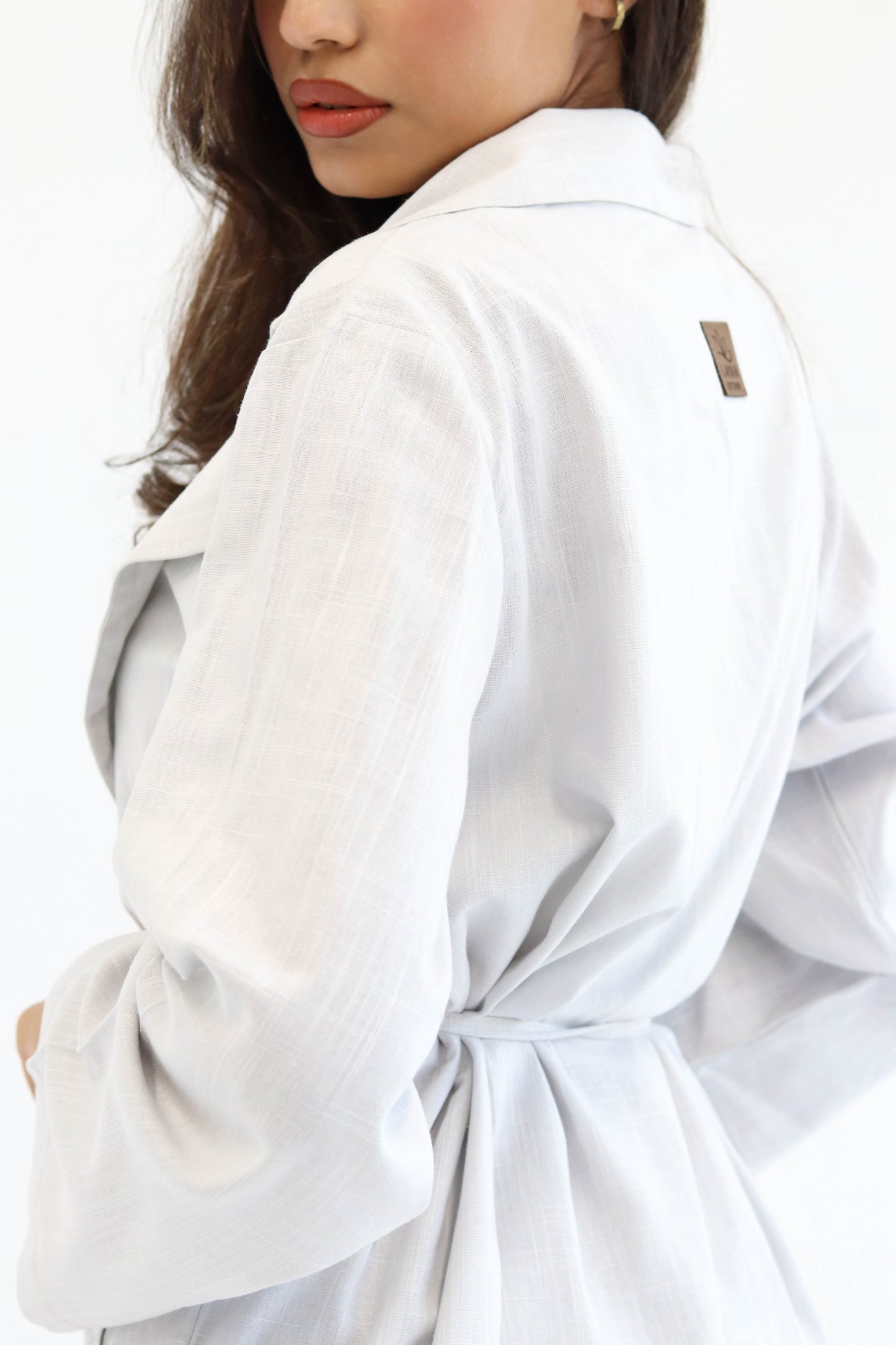 Grey Earthy Linen Set