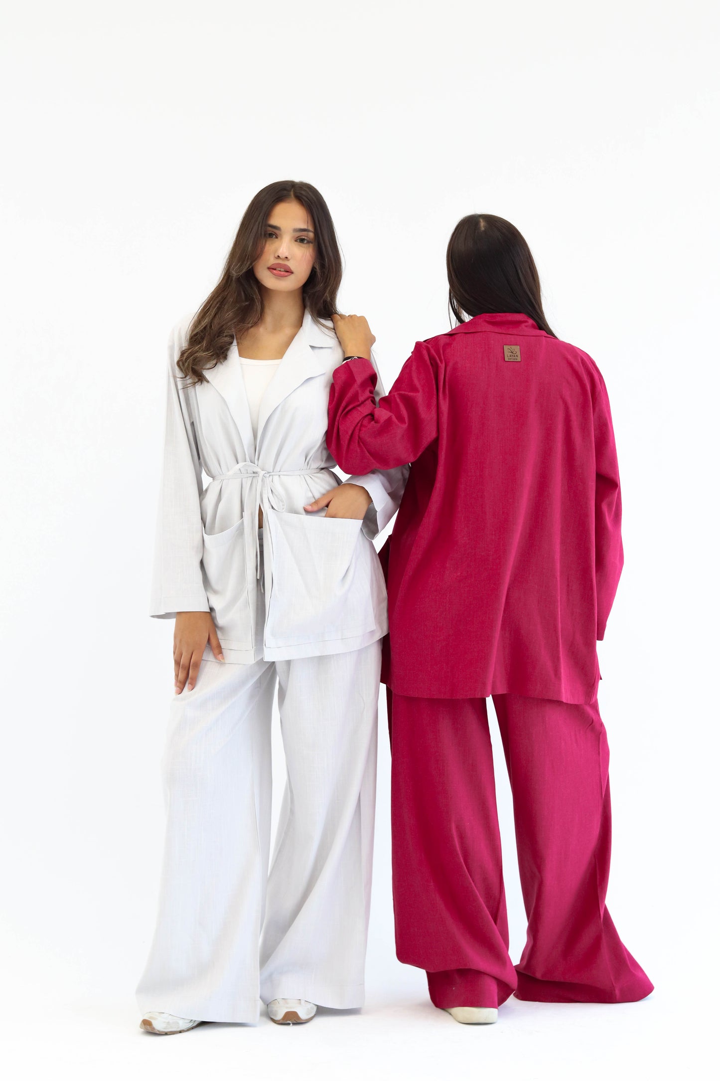 Grey Earthy Linen Set