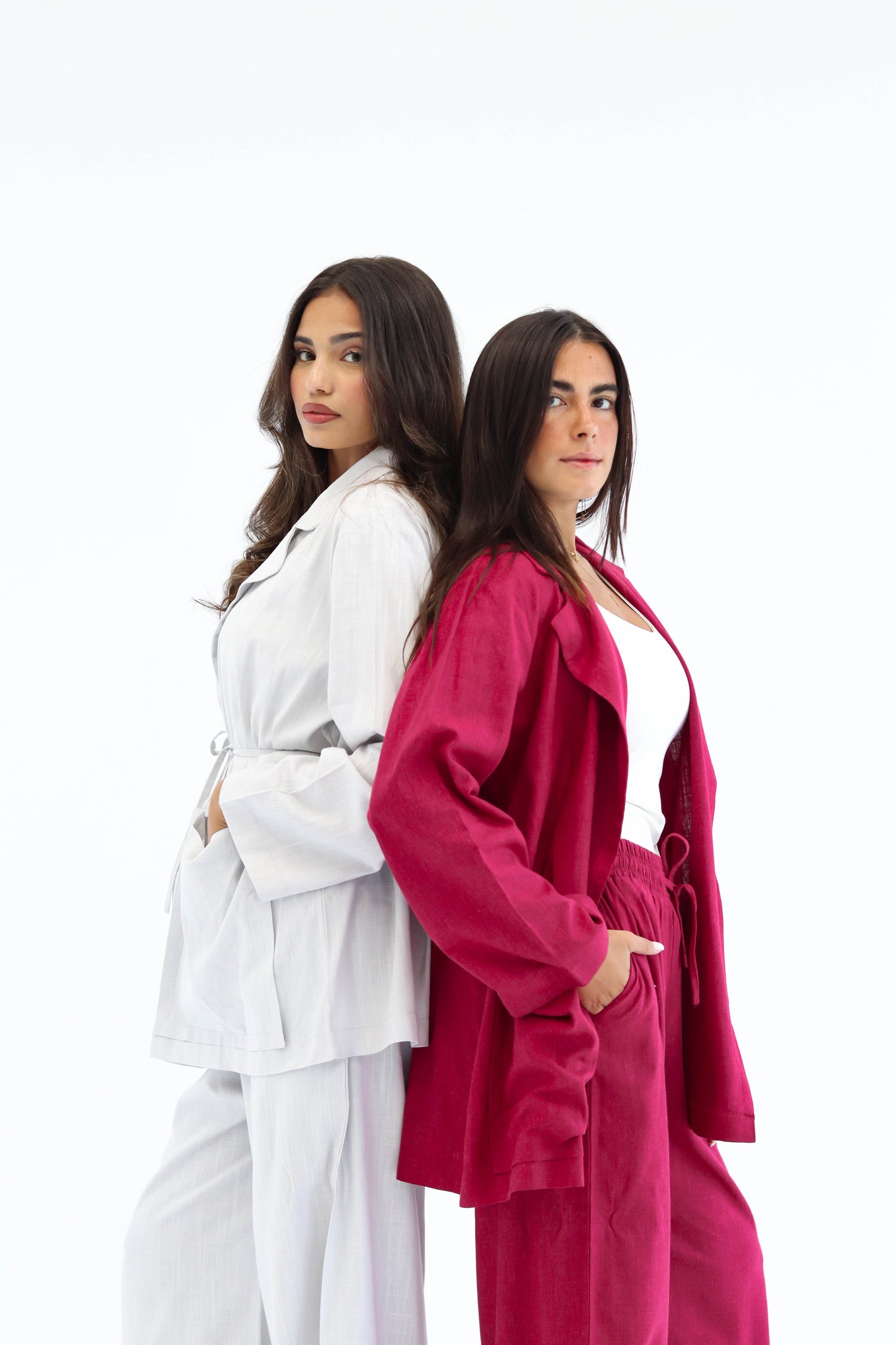 Grey Earthy Linen Set