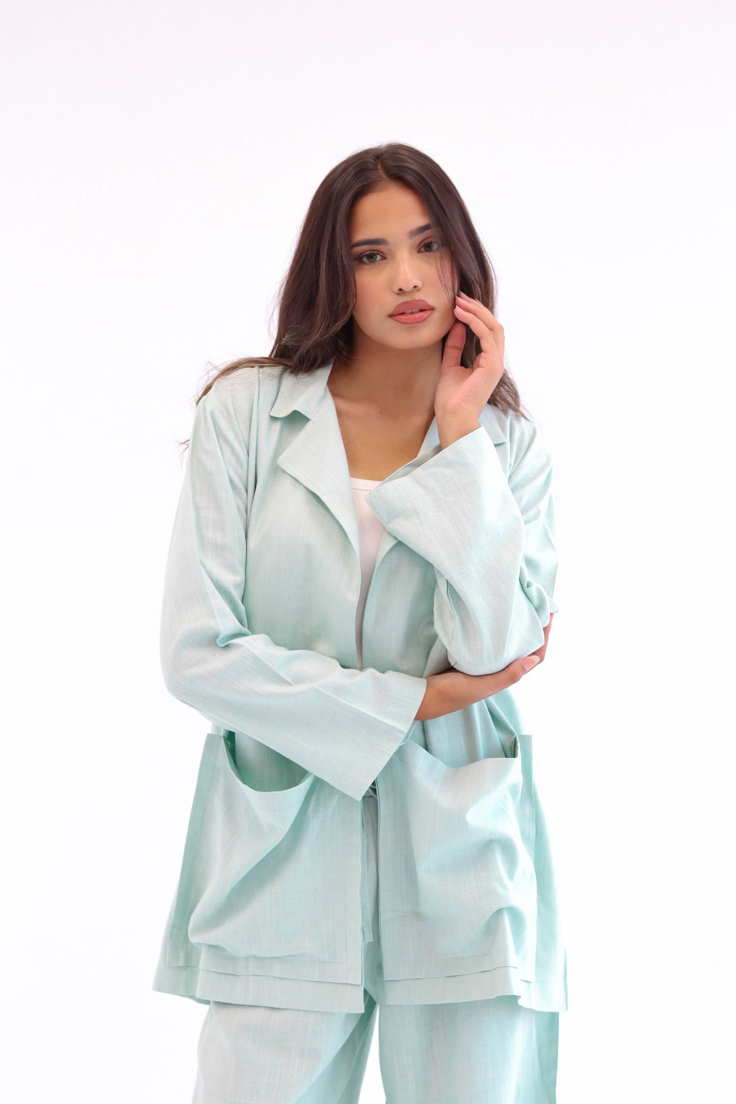 Mint Earthy Linen set