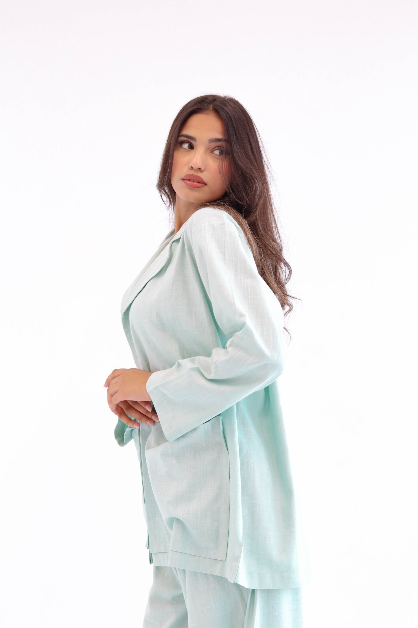 Mint Earthy Linen set