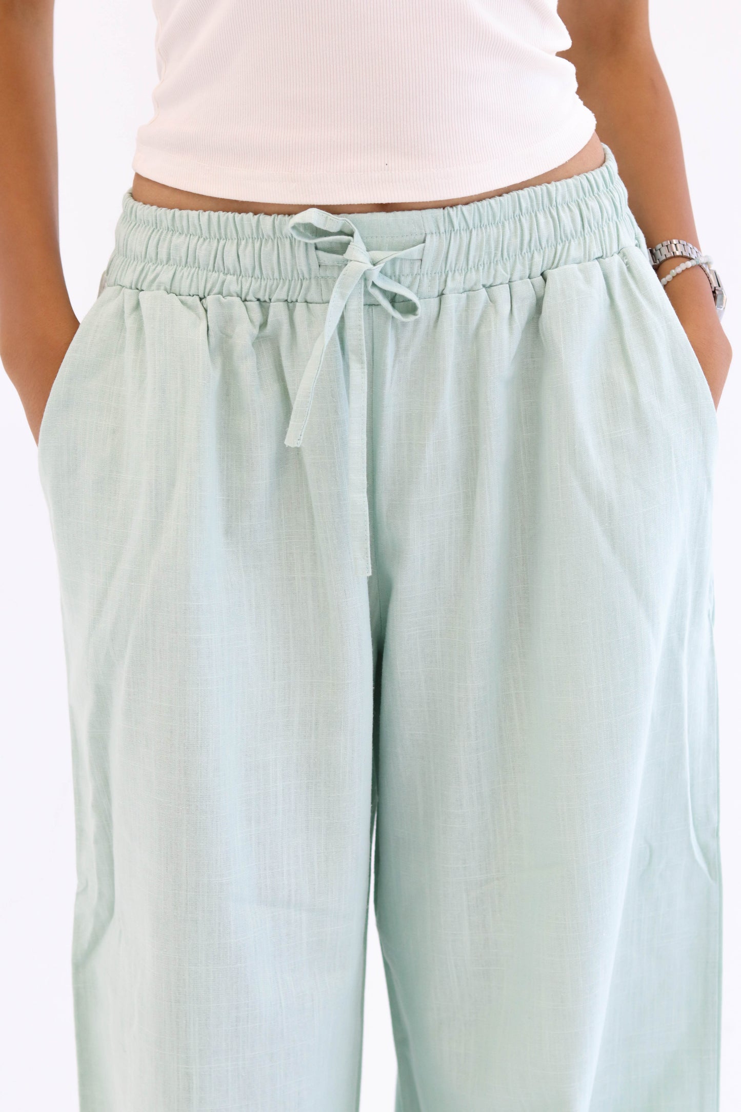 Mint Earthy Linen set