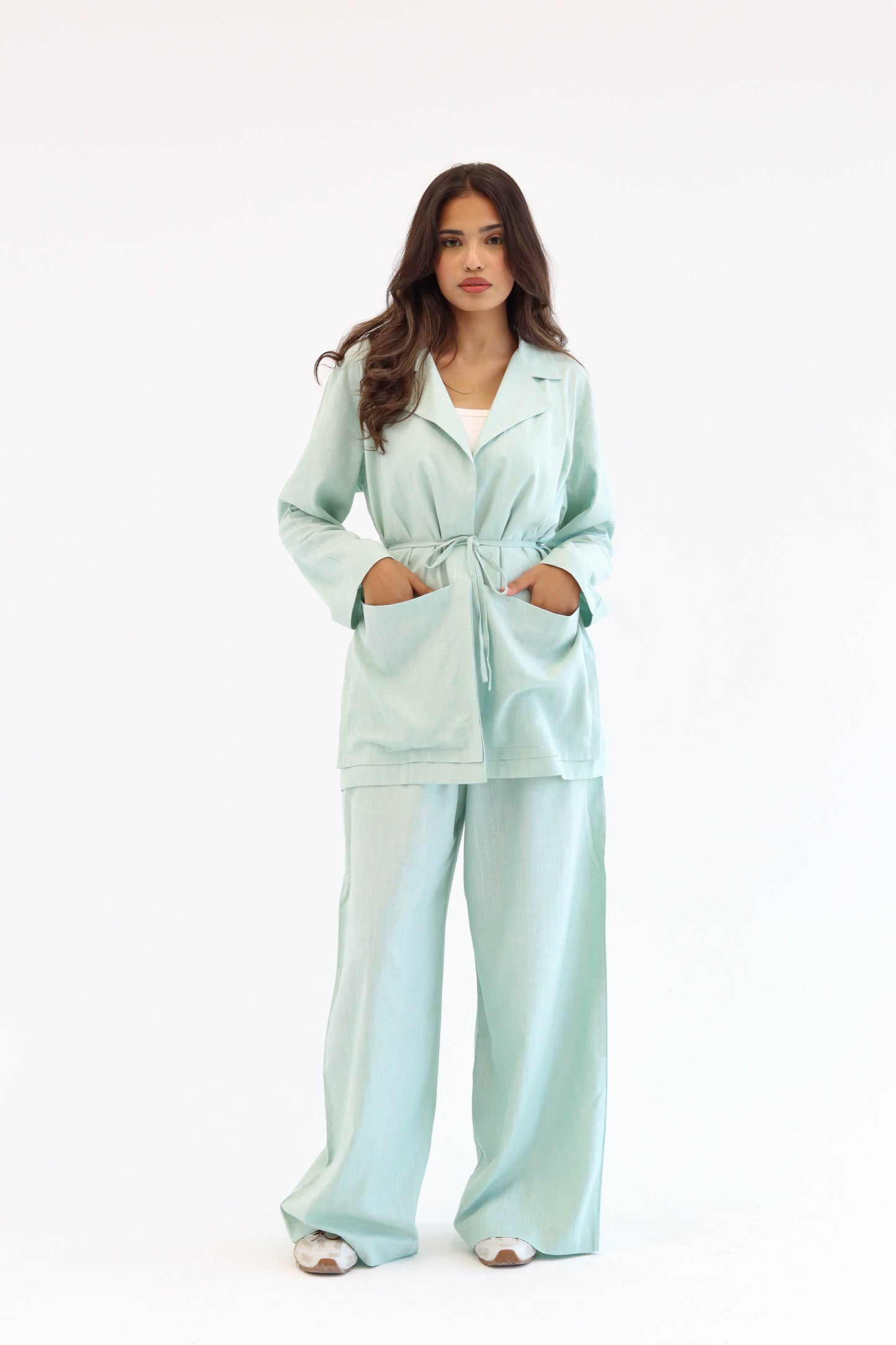 Mint Earthy Linen set