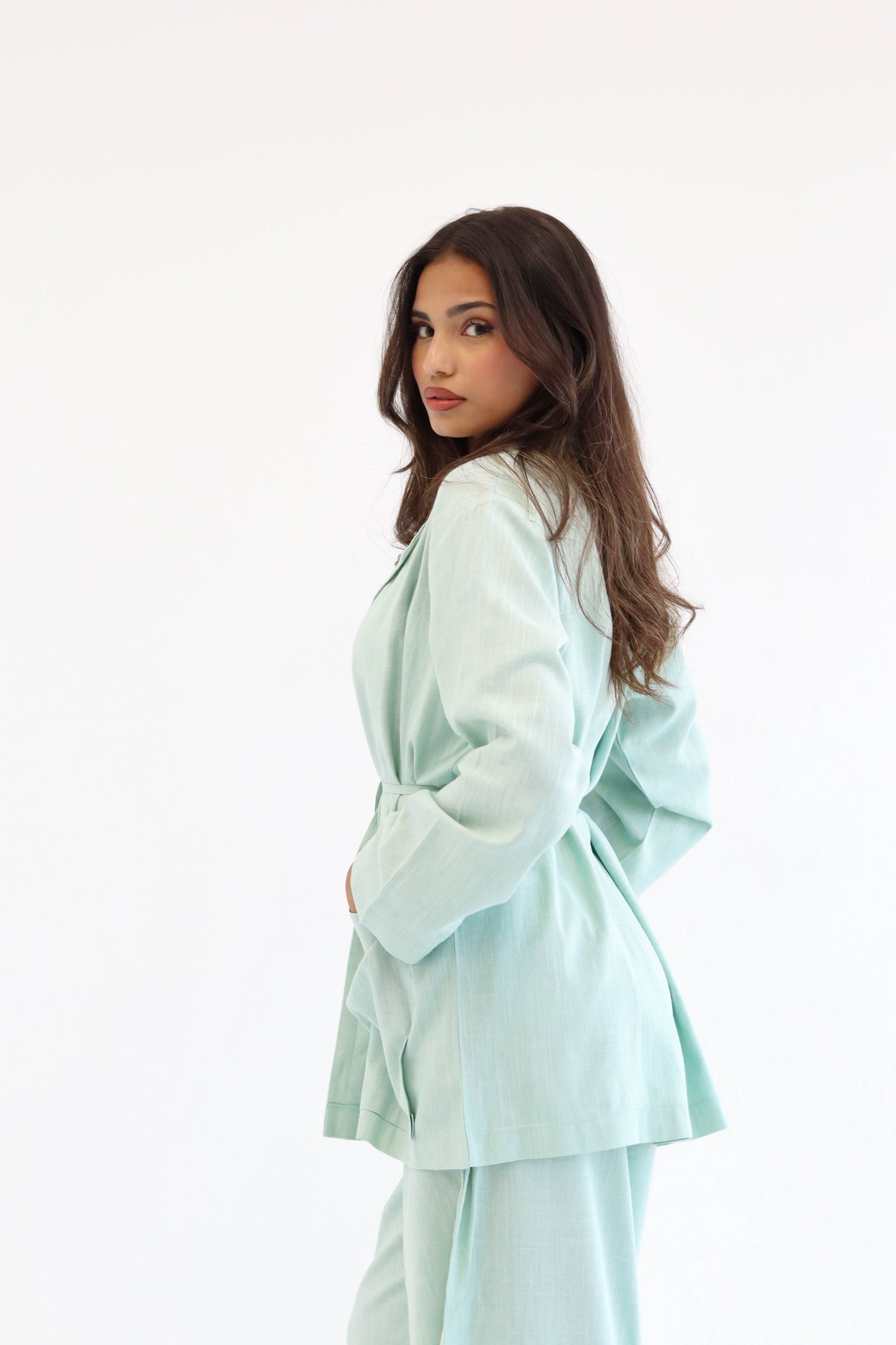 Mint Earthy Linen set