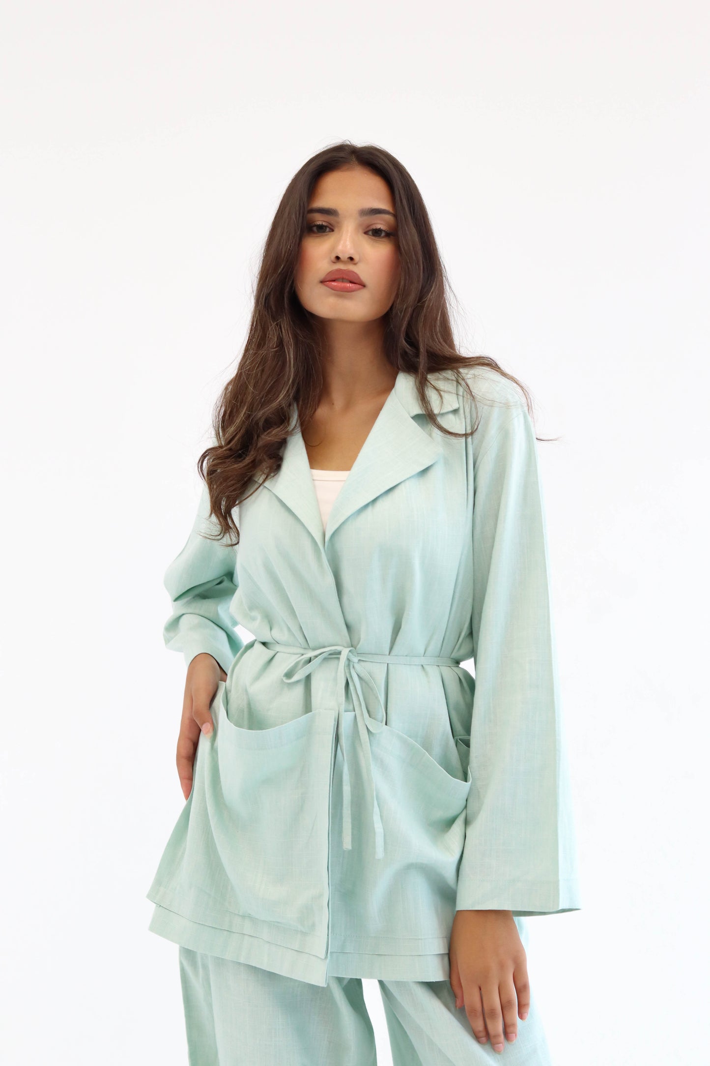 Mint Earthy Linen set