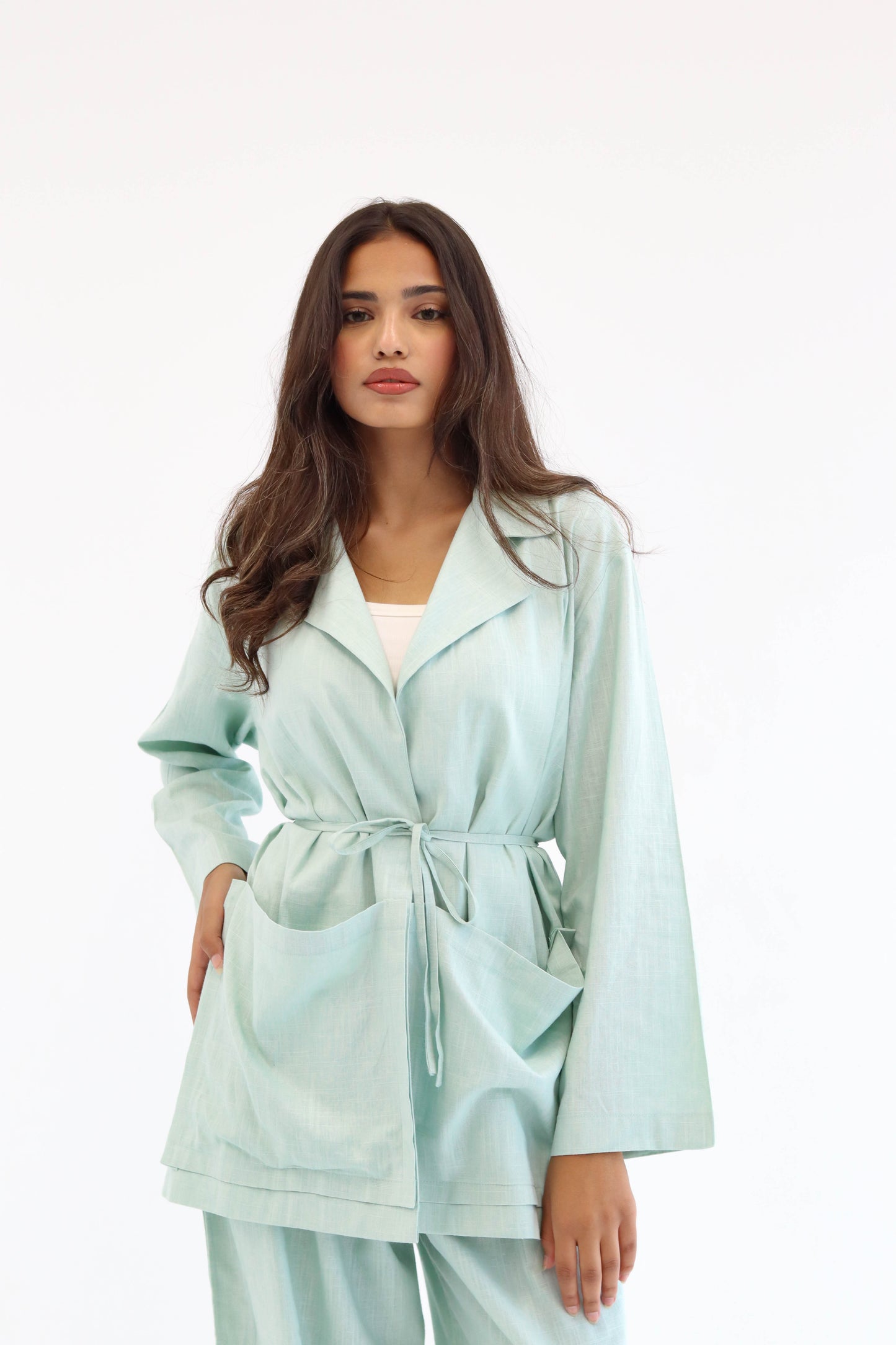 Mint Earthy Linen set