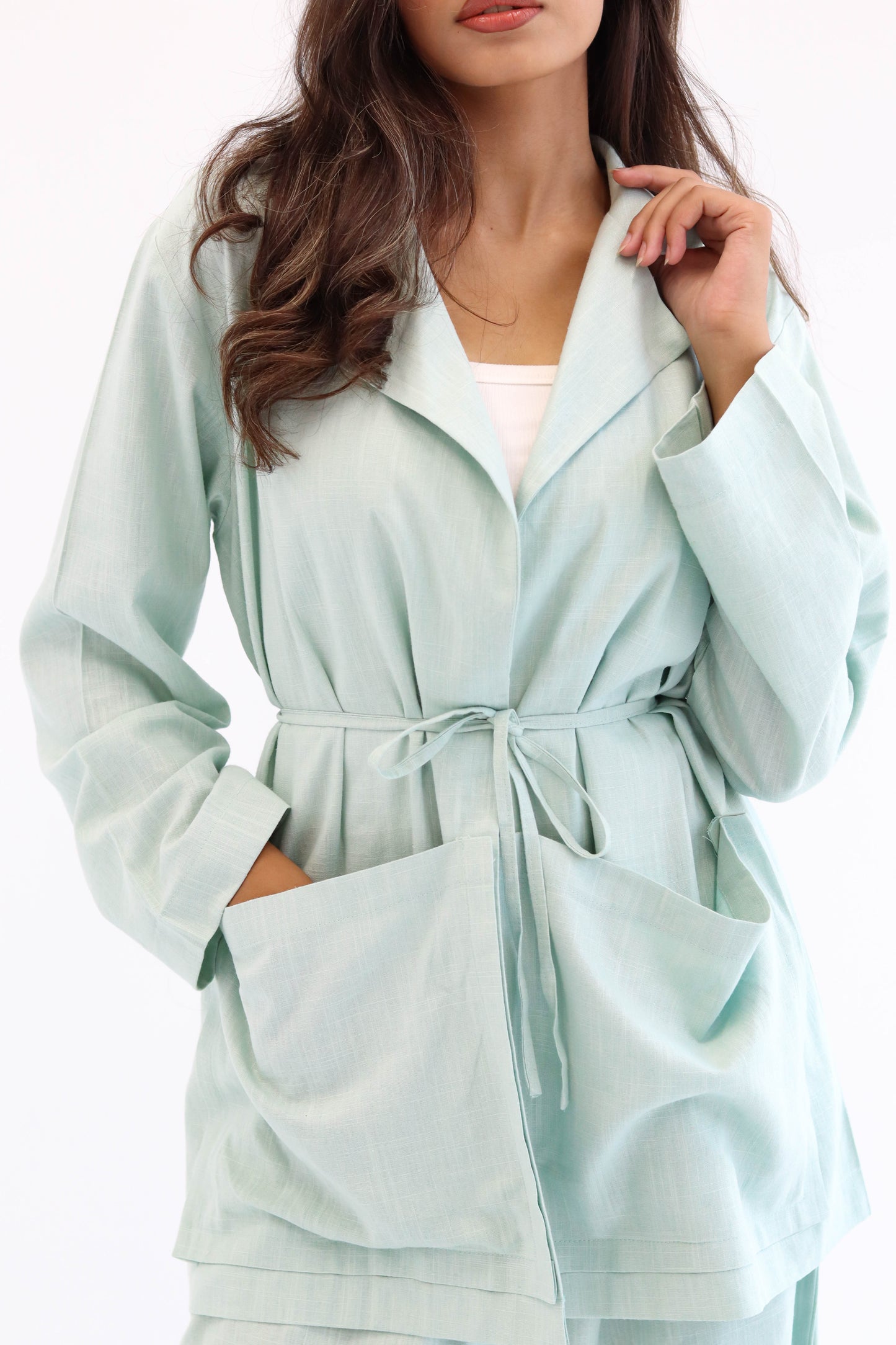 Mint Earthy Linen set