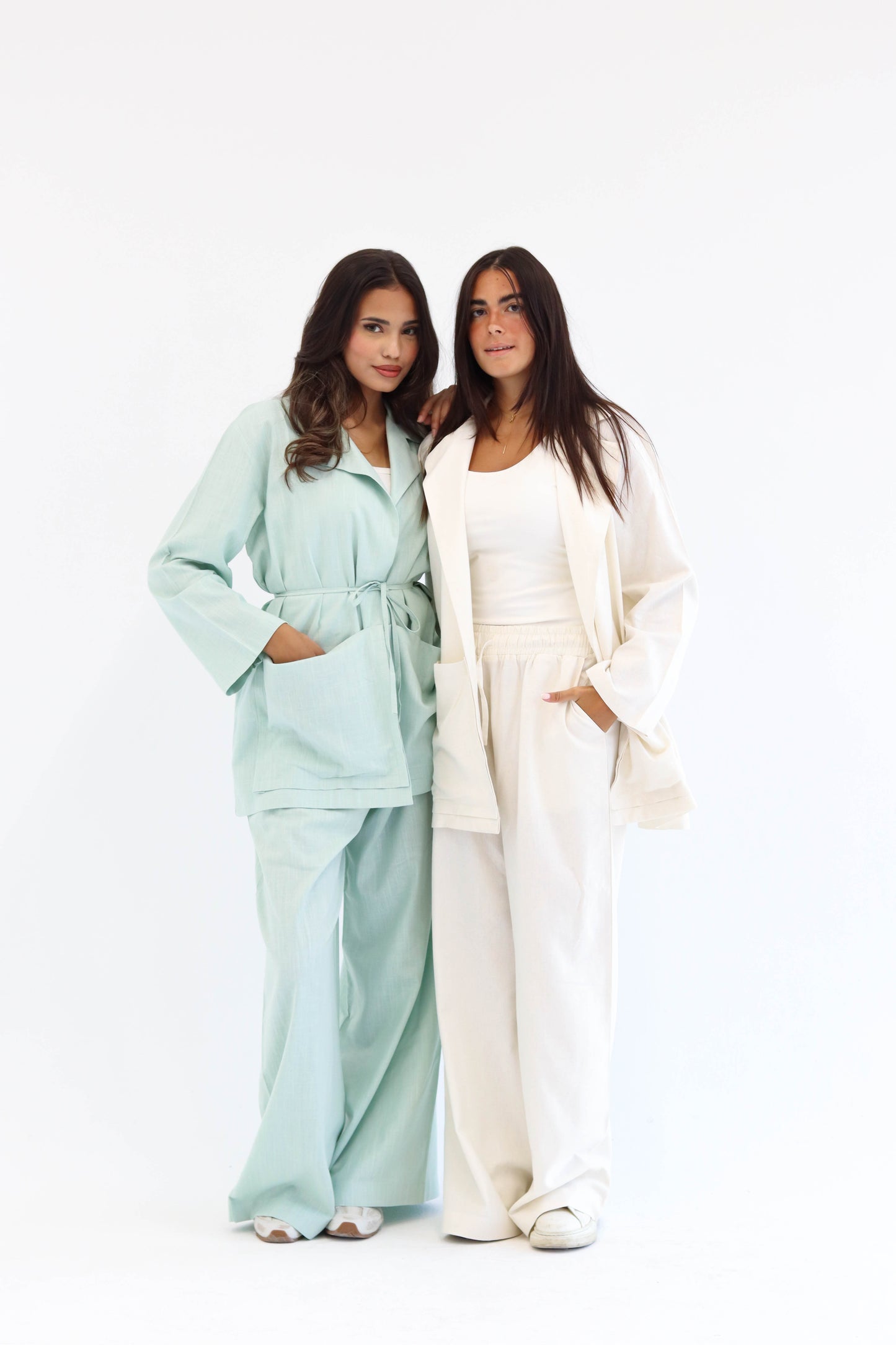 Mint Earthy Linen set