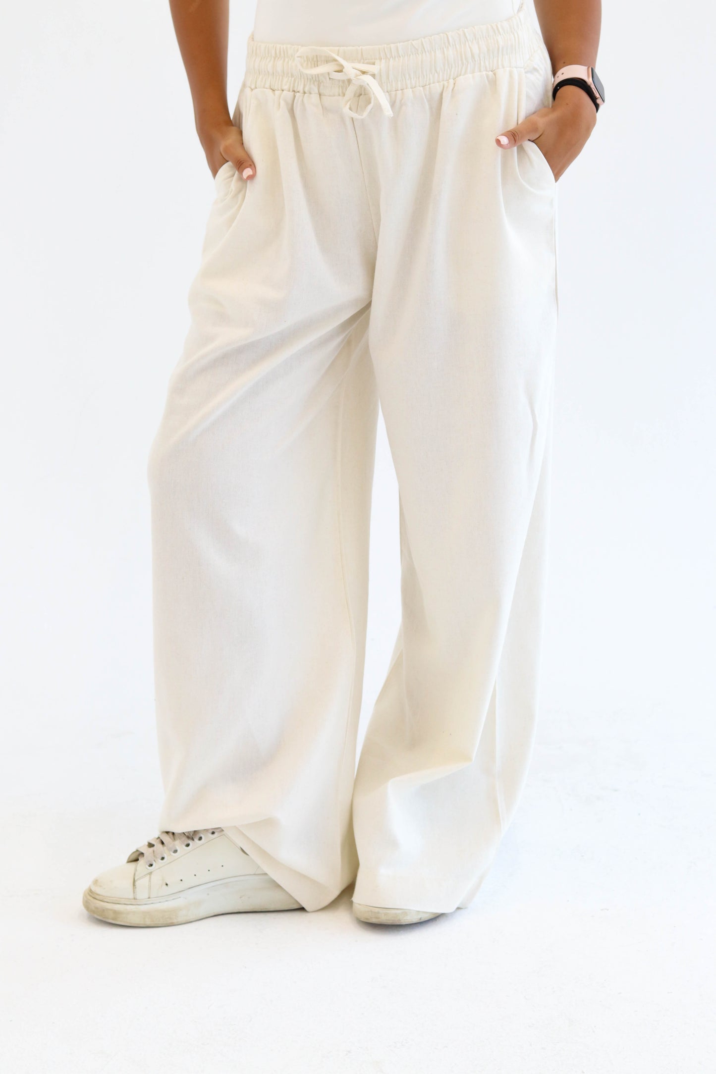 Beige Earthy Linen set