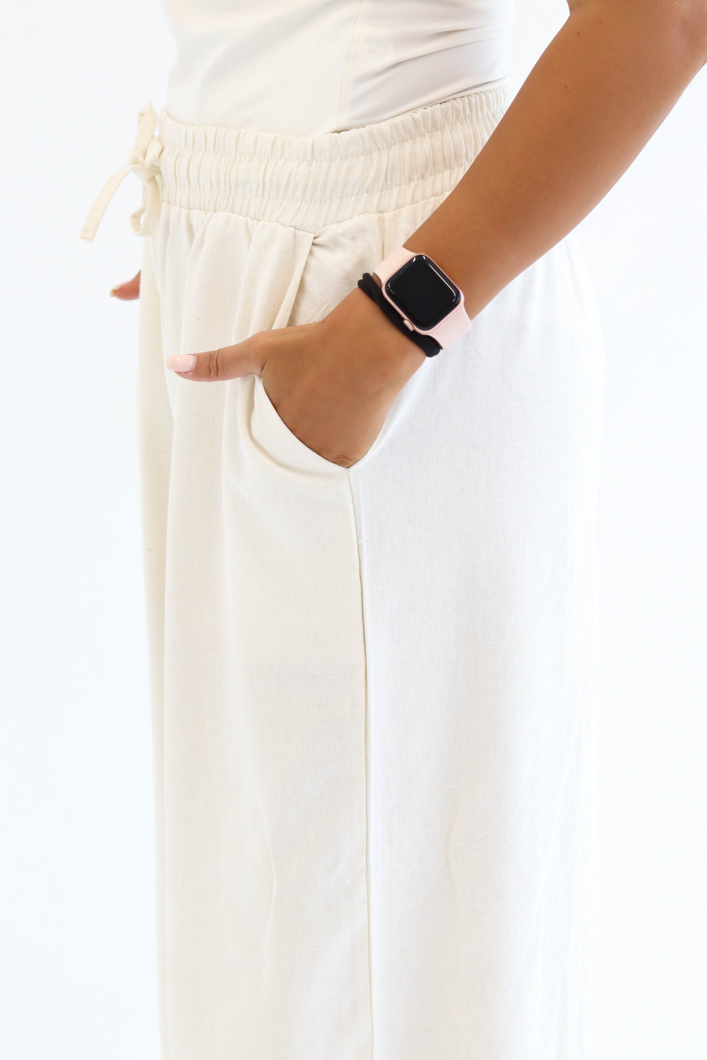 Beige Earthy Linen set