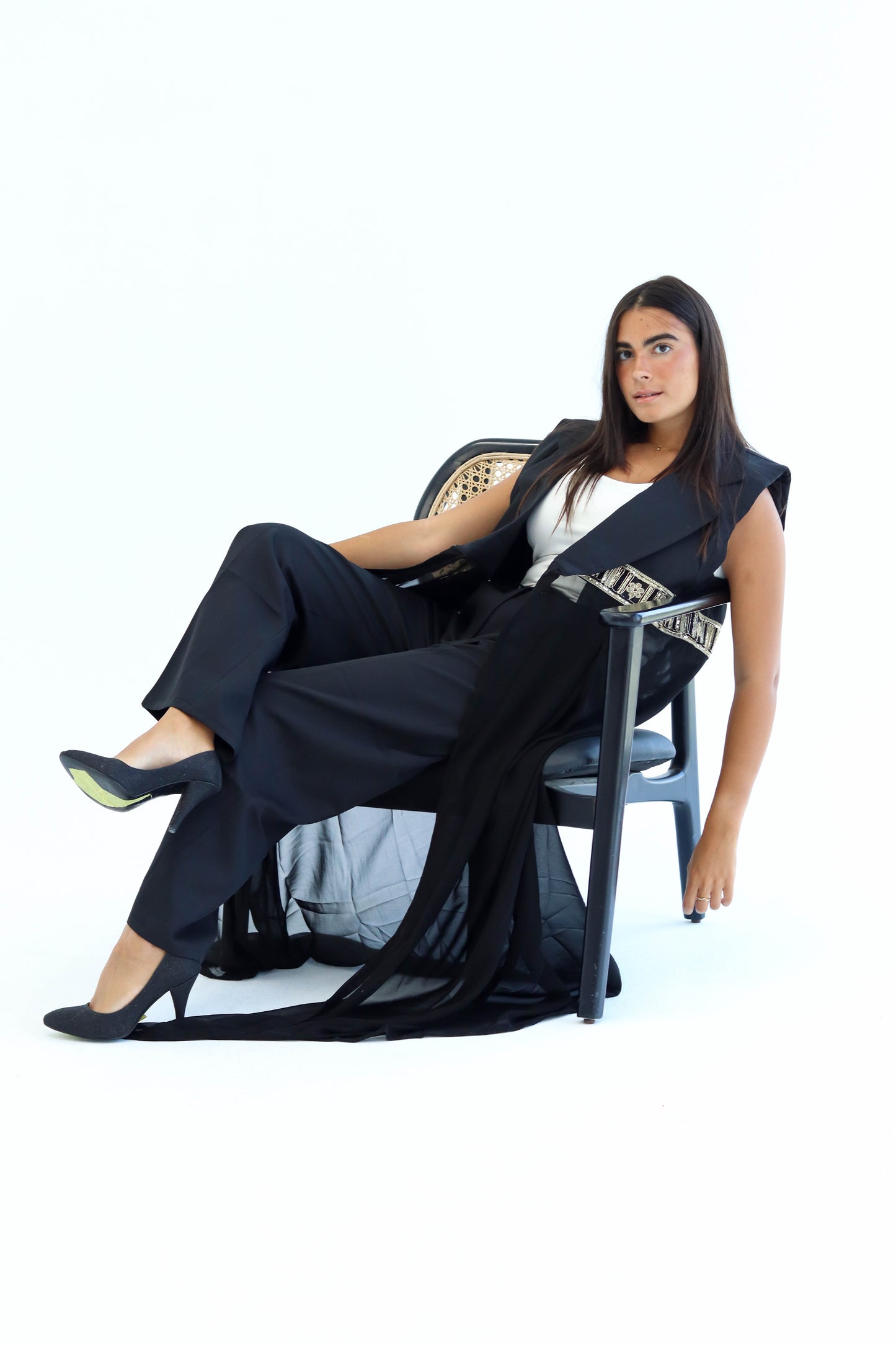 Golden Aura Vest -Black