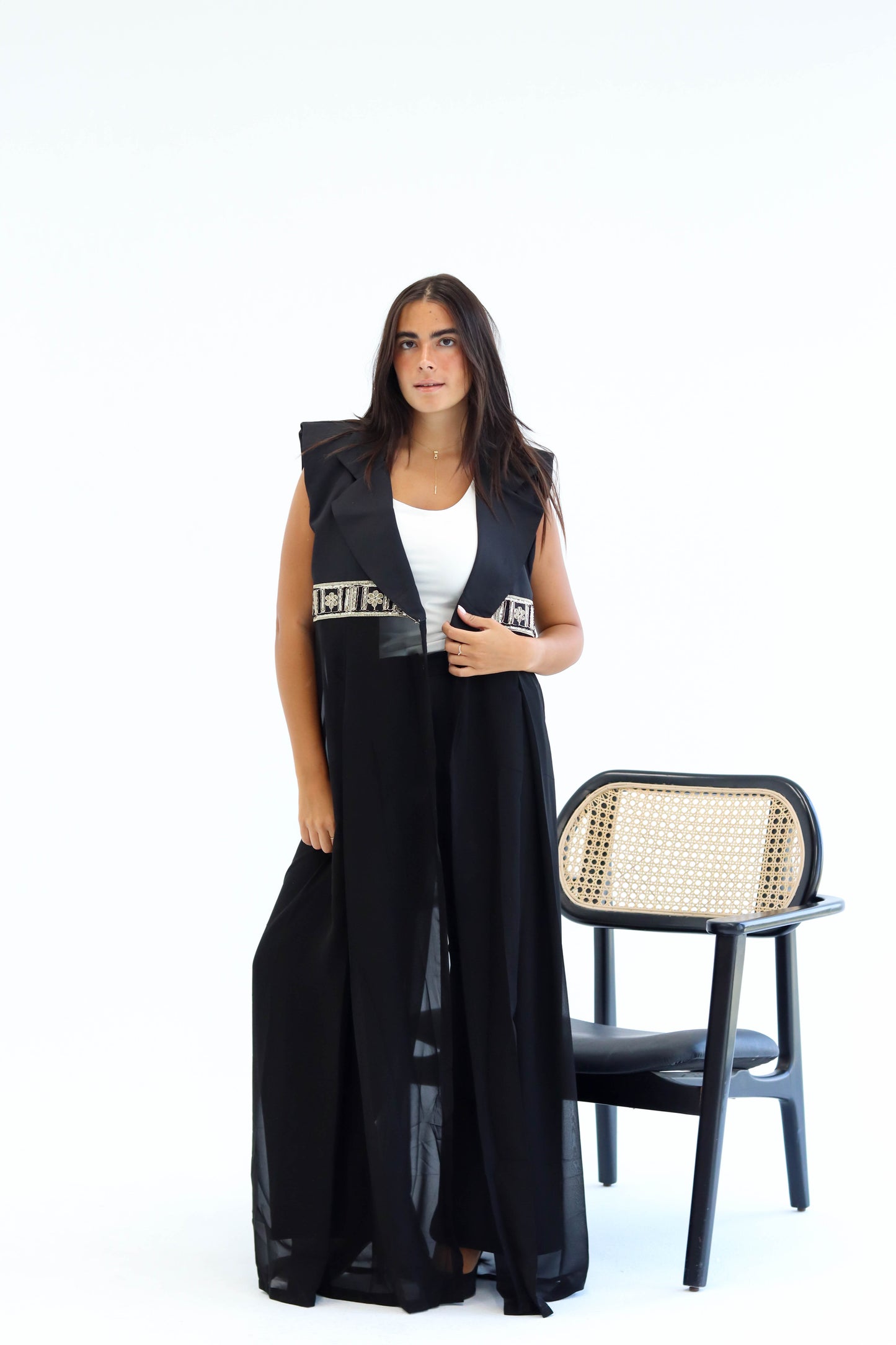 Golden Aura Vest -Black