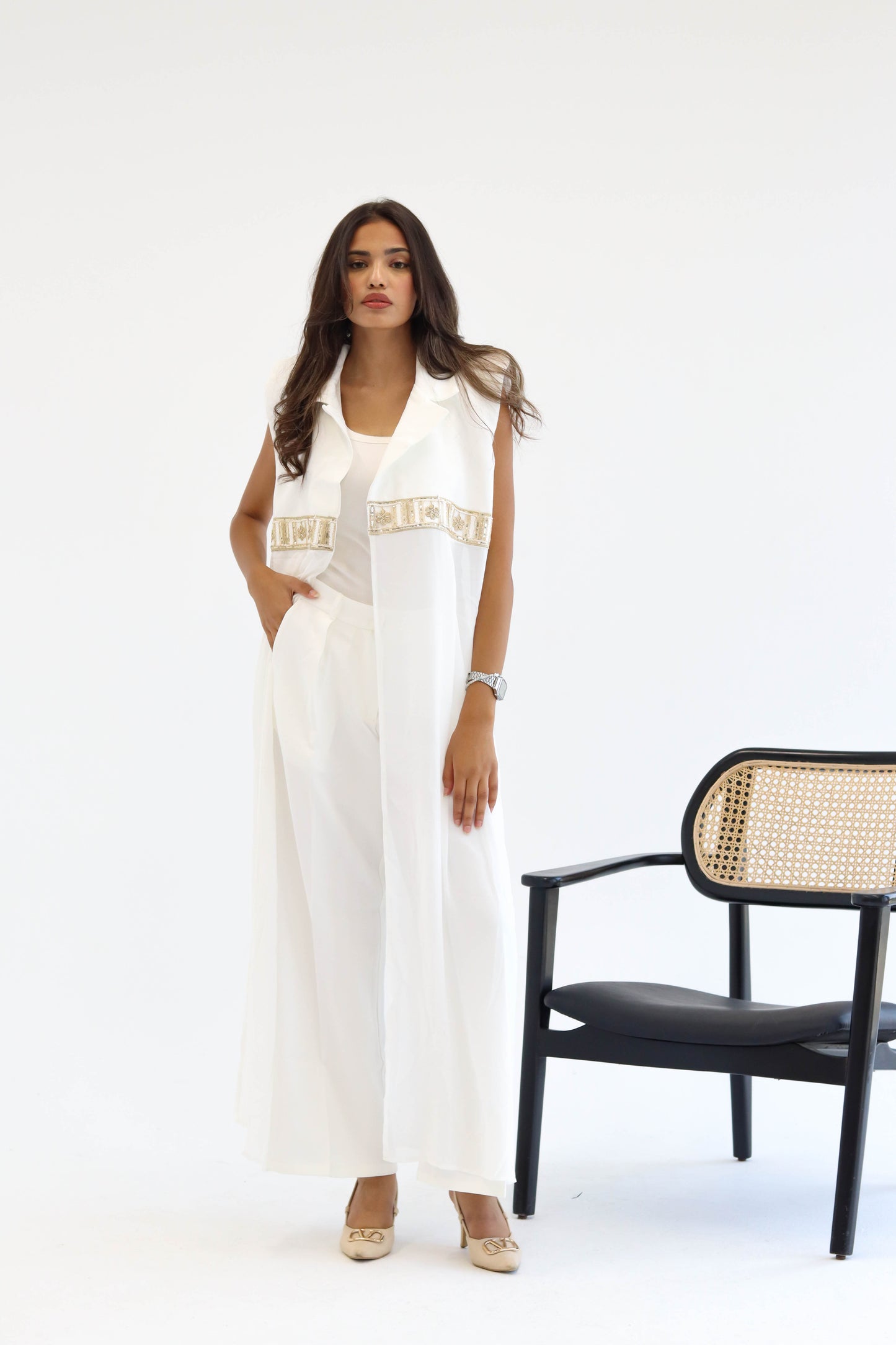 Formal Pants- Off white