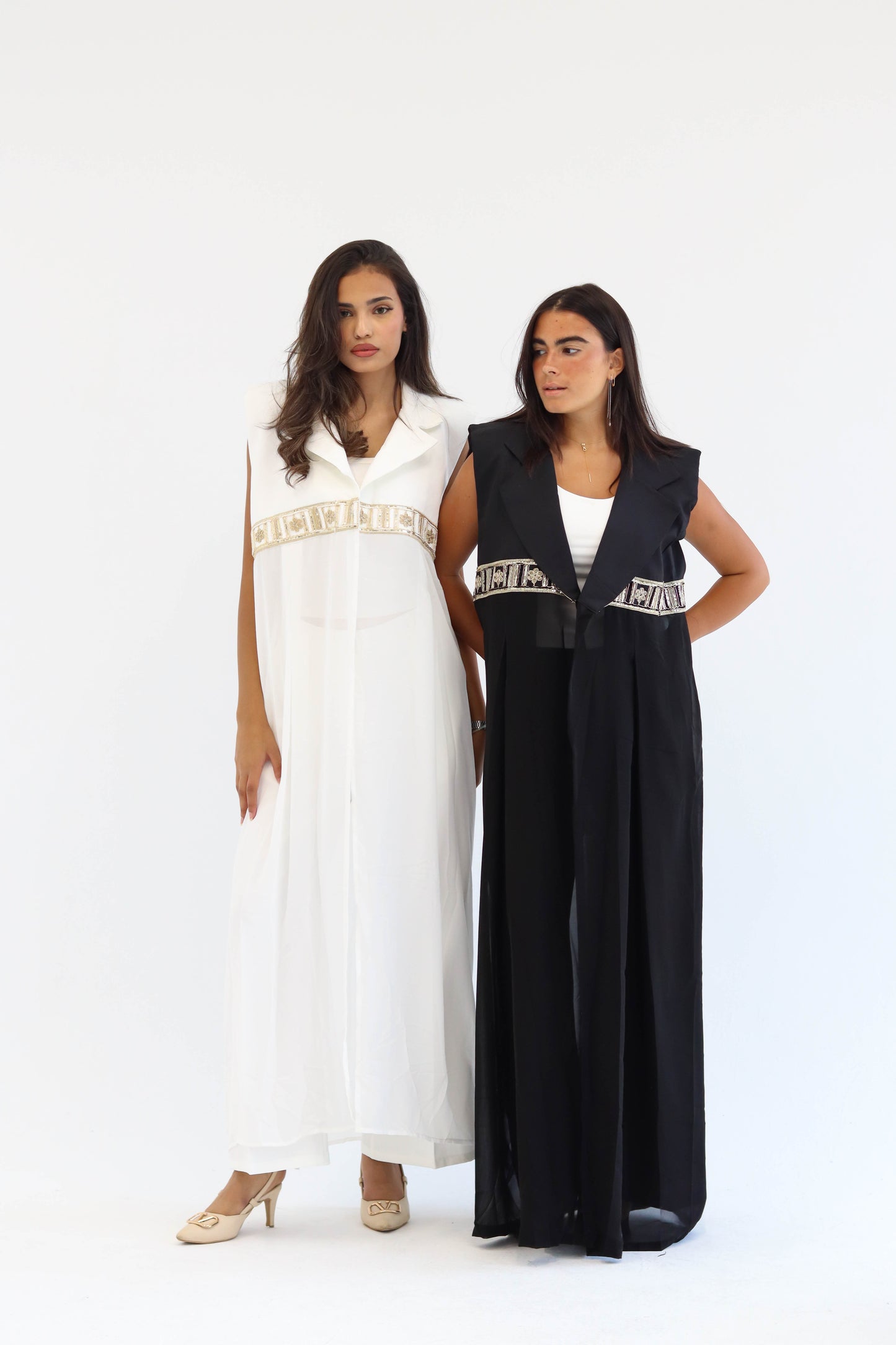 Golden Aura vest - Offwhite