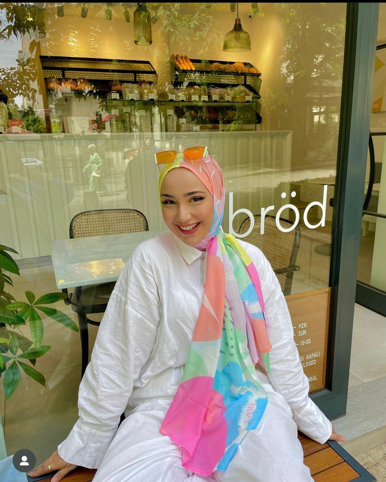 LAYAN chiffon styled in Istanbul