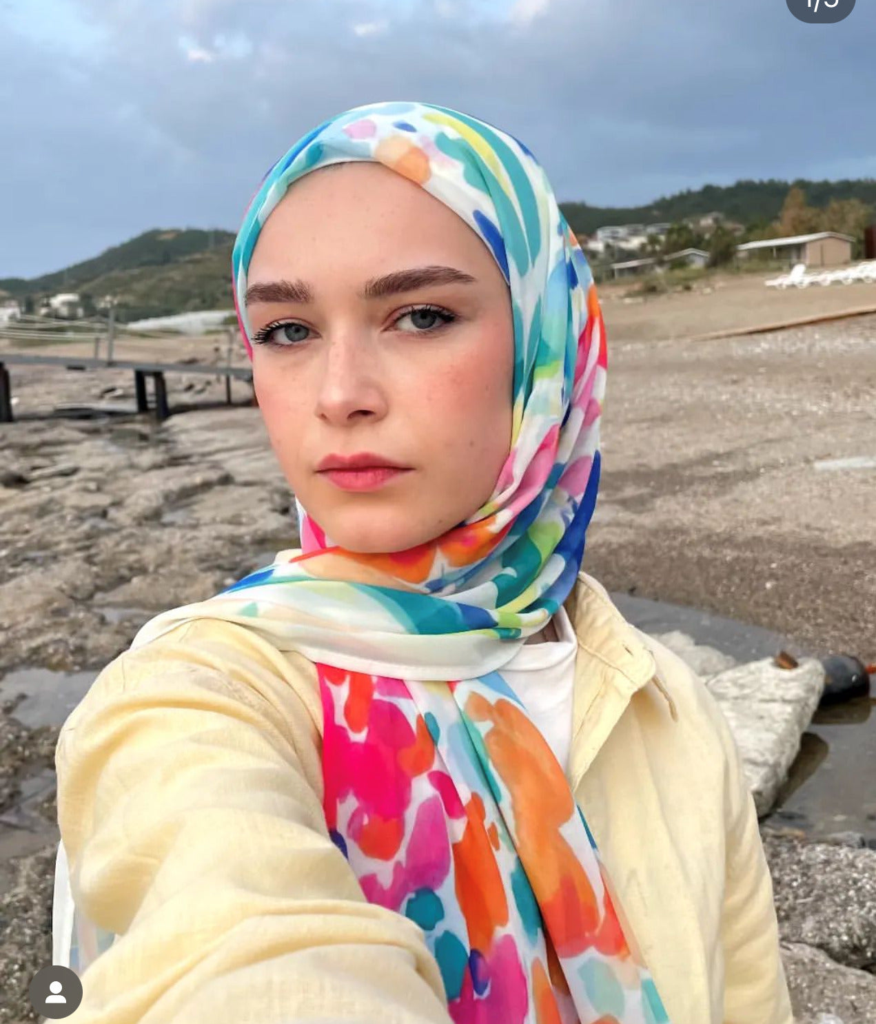 LAYAN chiffon styled in Istanbul