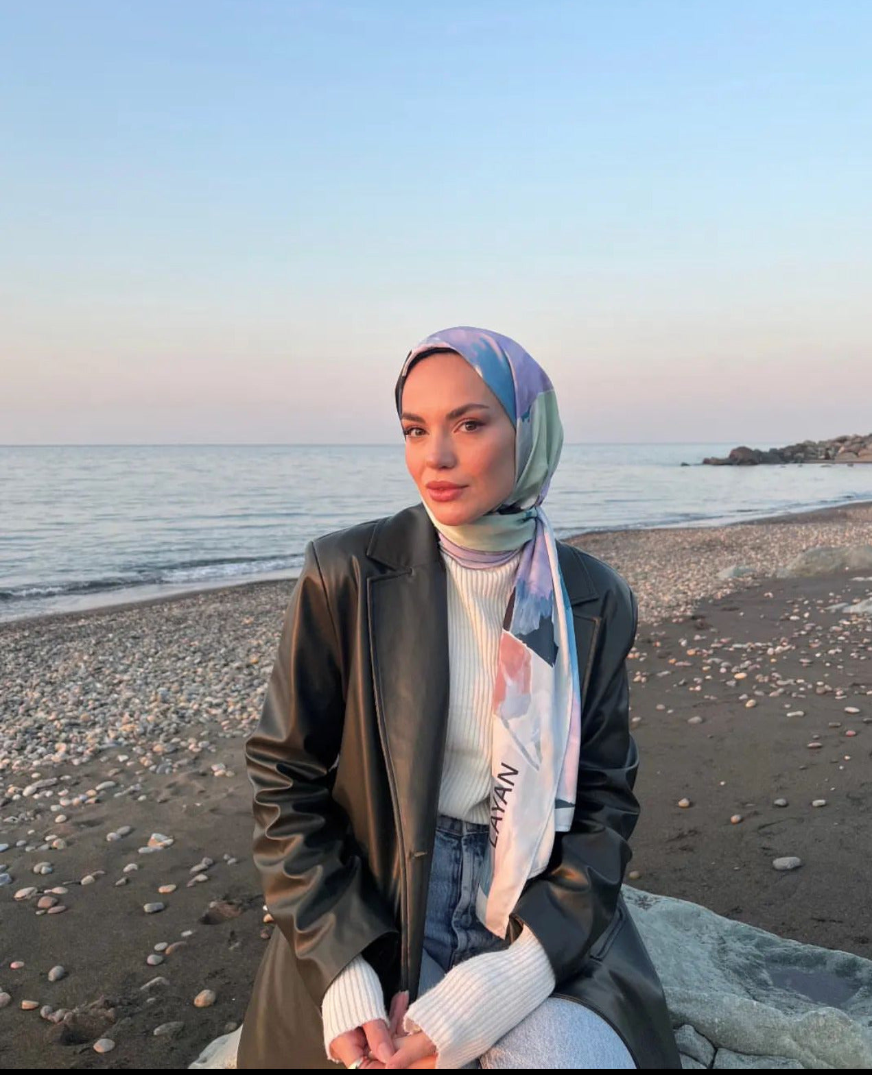 LAYAN chiffon styled in Istanbul