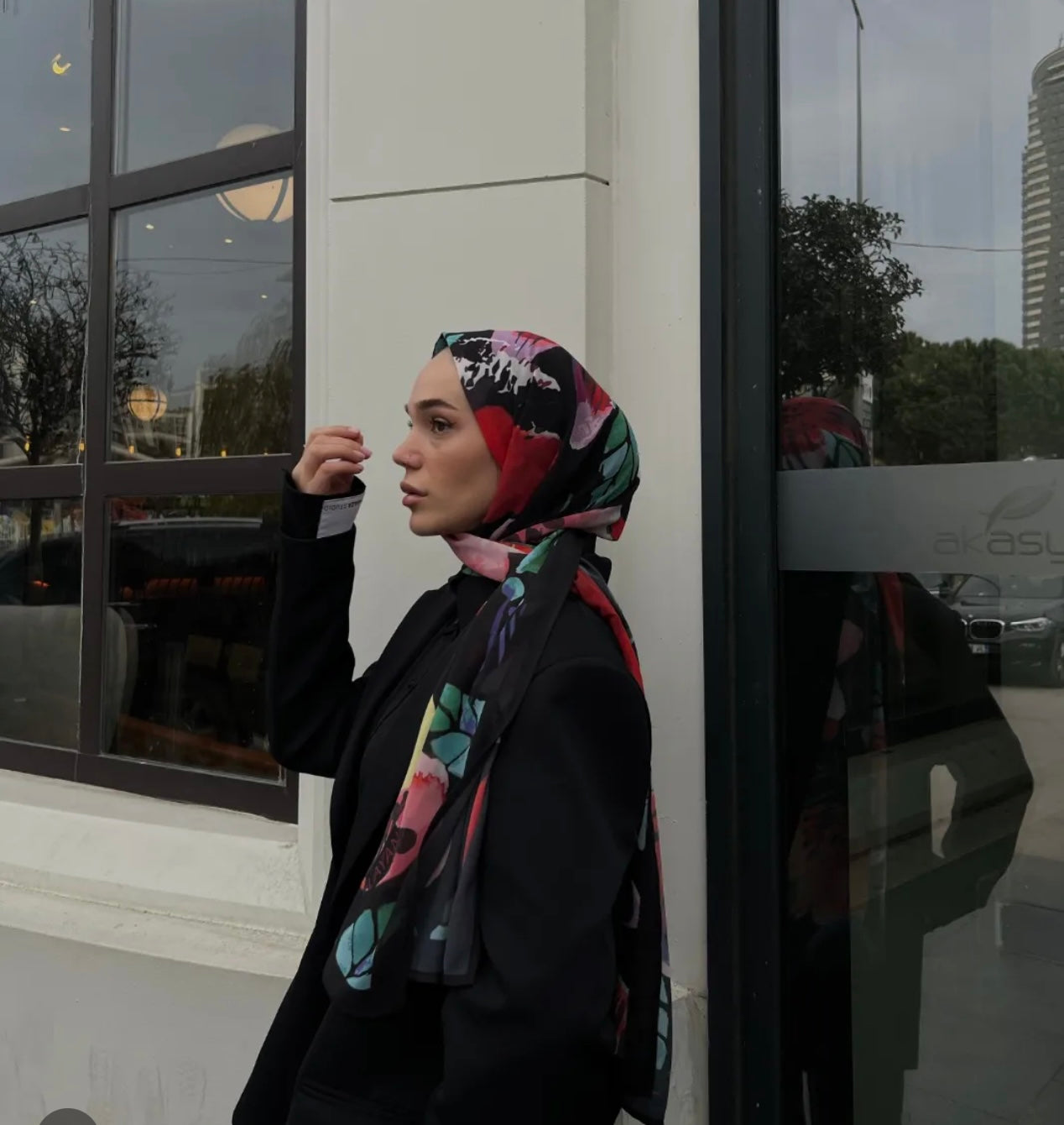 LAYAN chiffon styled in Istanbul