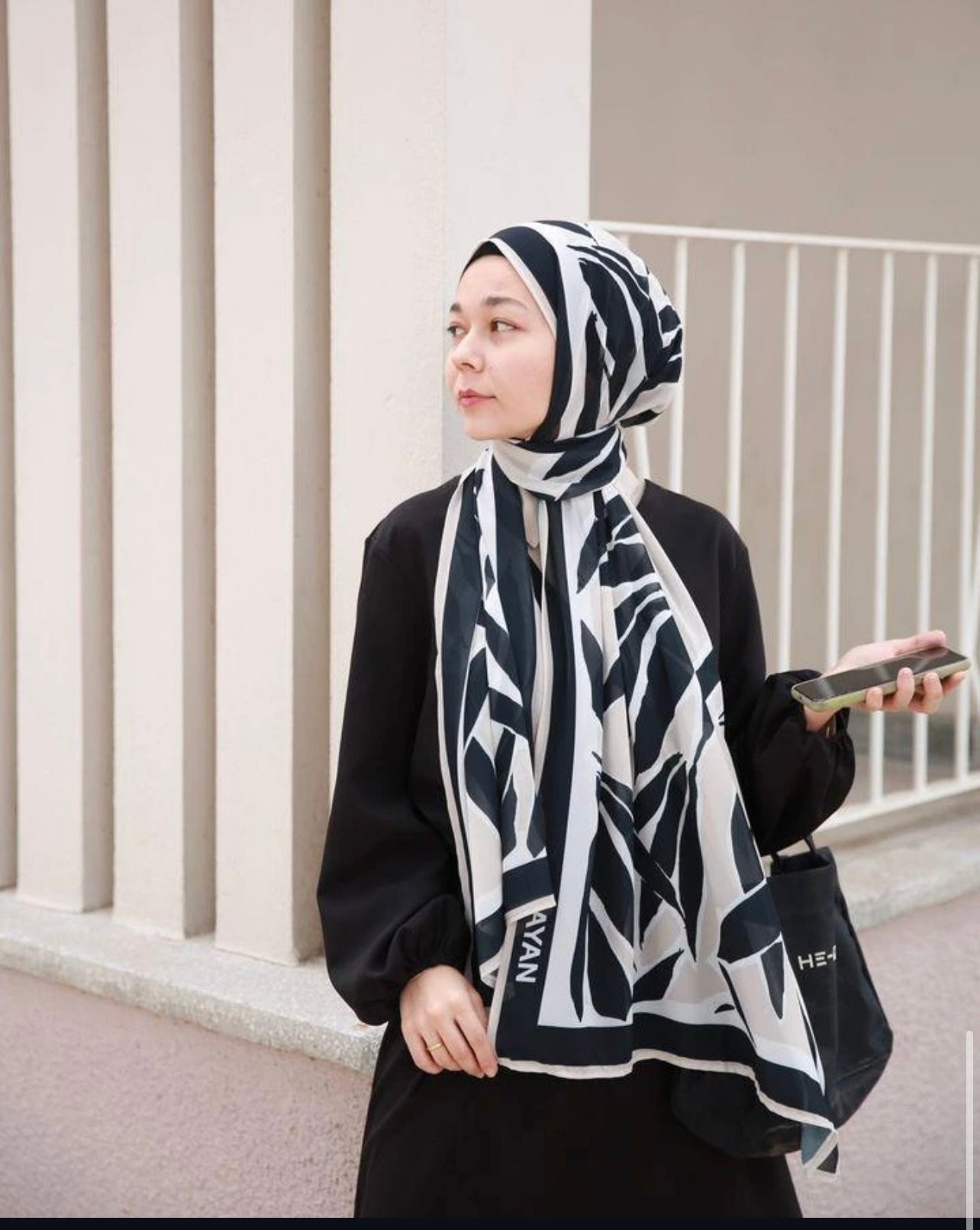 LAYAN chiffon styled in Istanbul