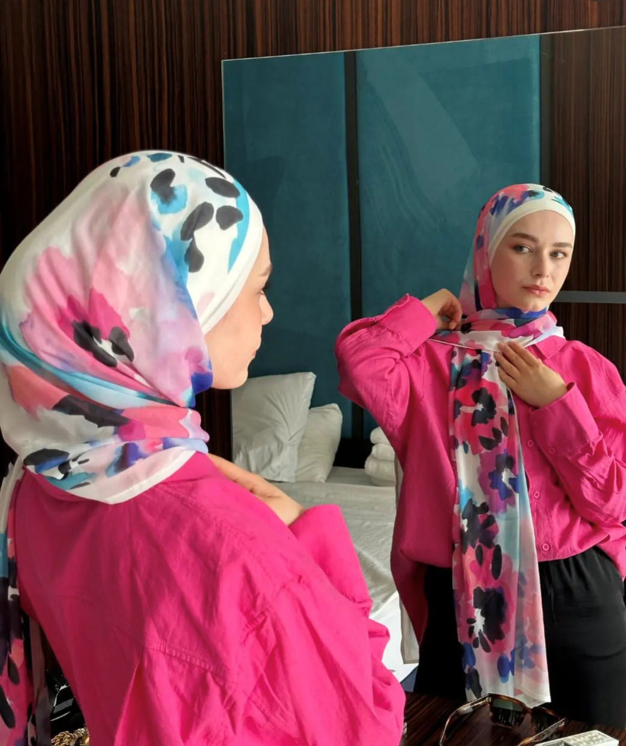 LAYAN chiffon styled in Istanbul