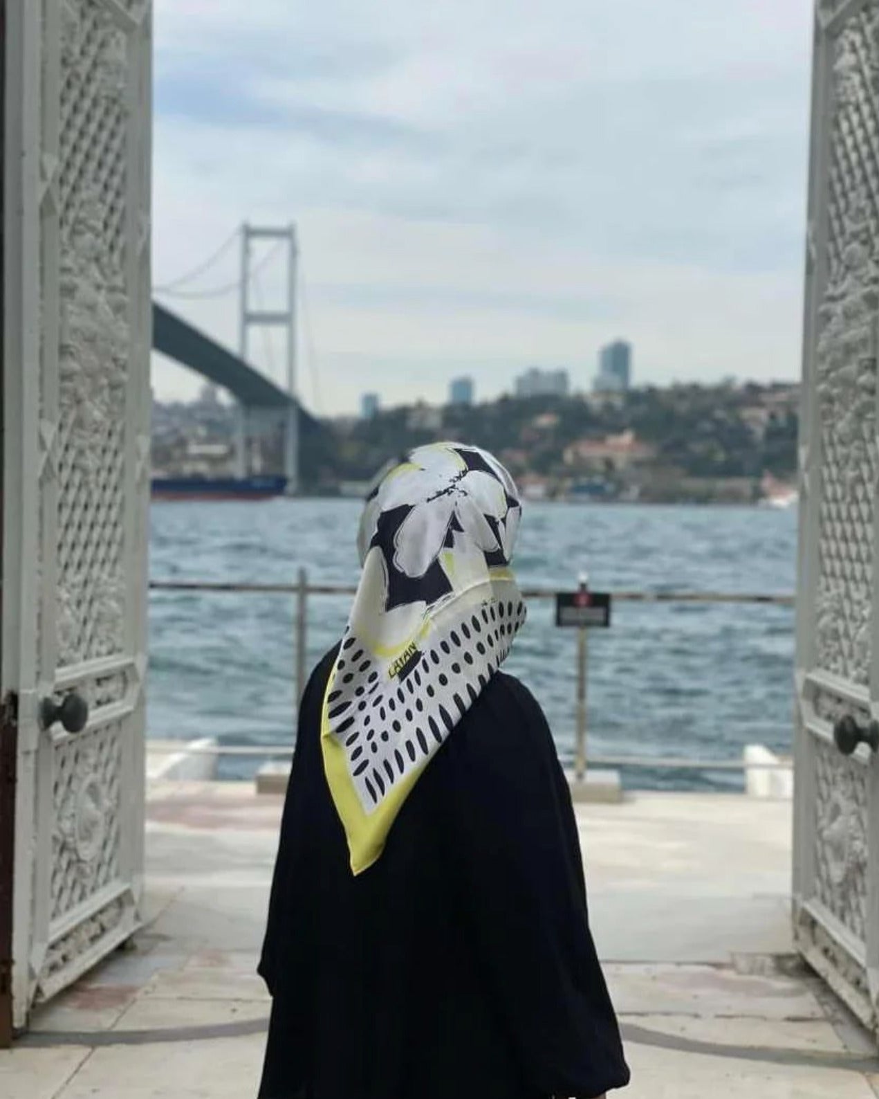 LAYAN chiffon styled in Istanbul